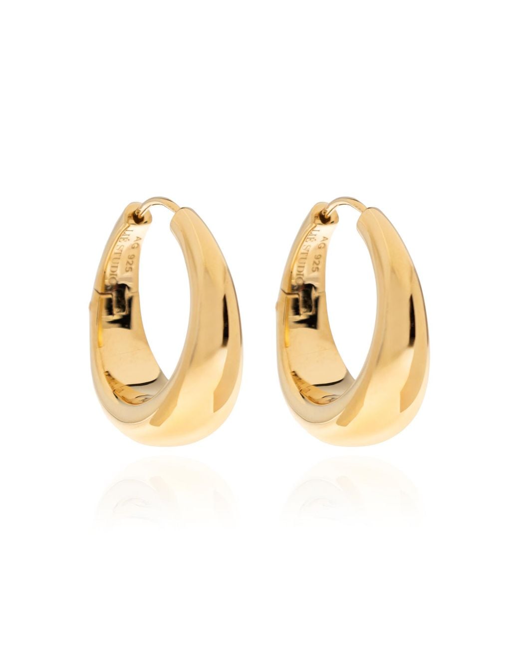 LIE STUDIO Metallic Earrings 'Andrea'