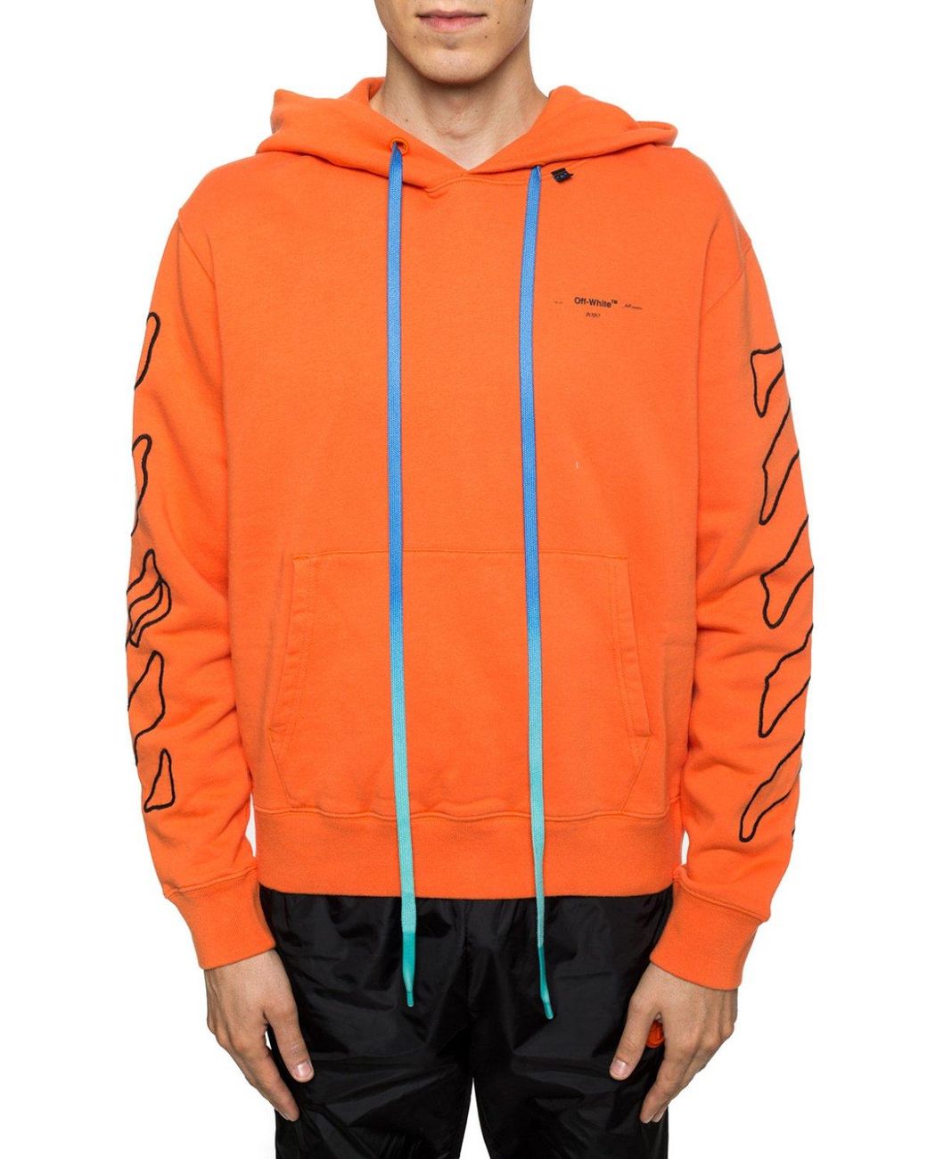 Off white hotsell sweatshirt orange