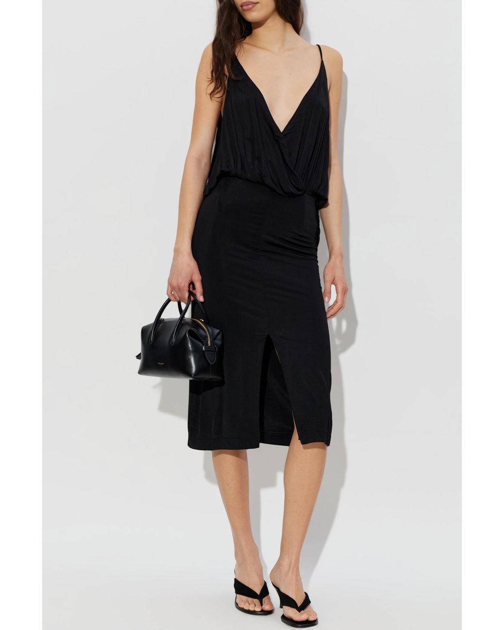 Neous Black 'Magrez' Heeled Mules