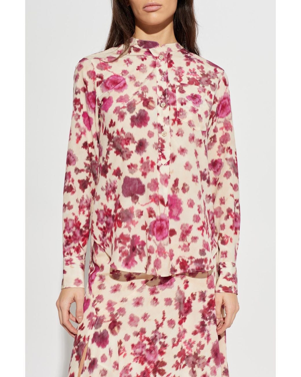 Isabel Marant Red "Rusak" Shirt