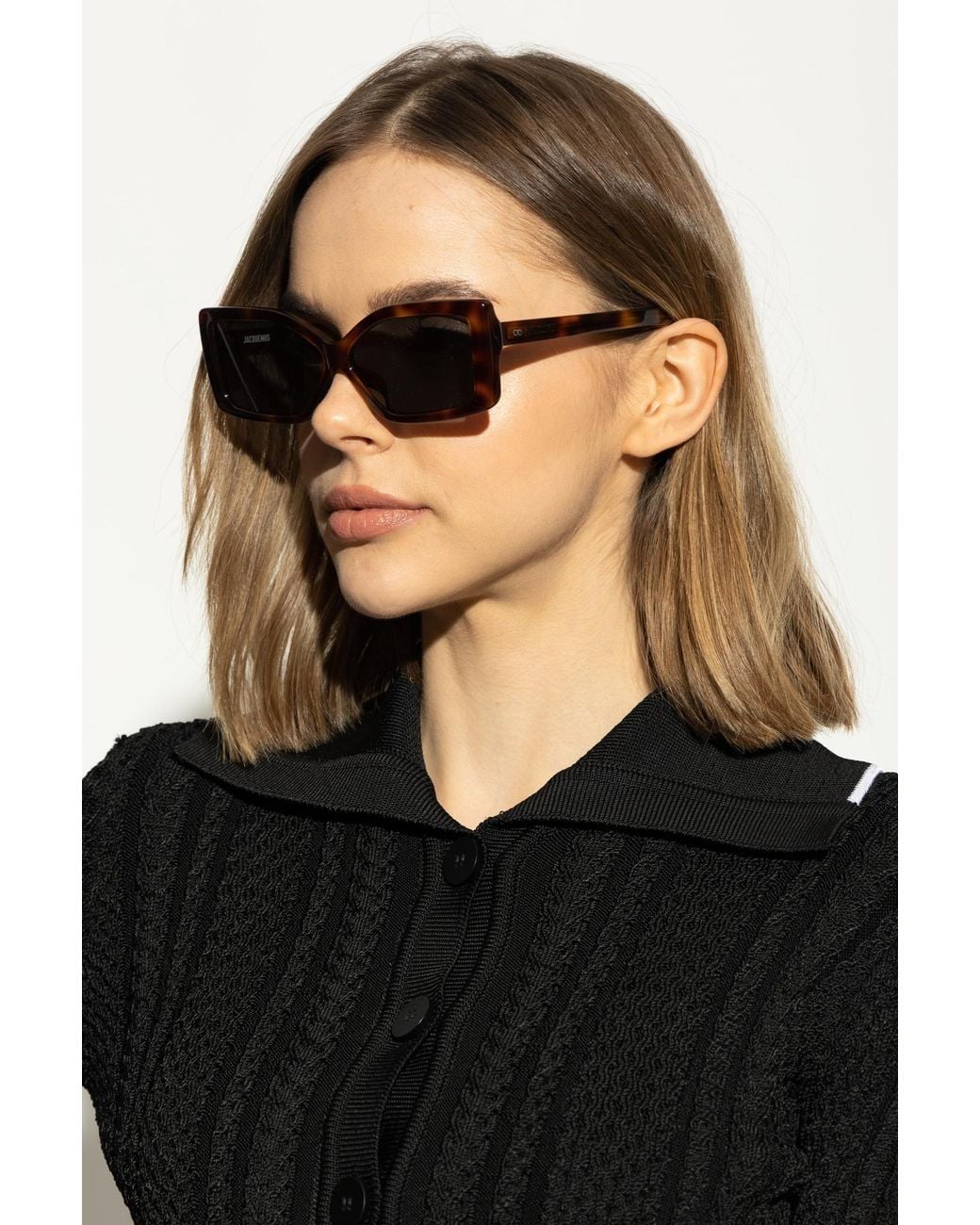 Jacquemus Brown Sunglasses