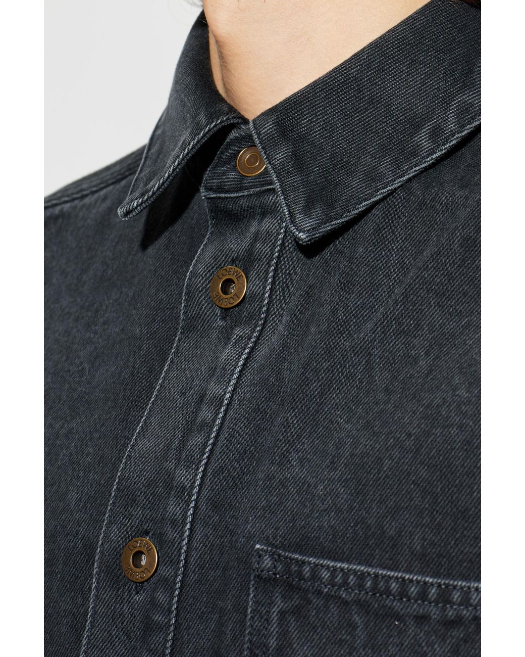 Loewe Blue Denim Shirt for men