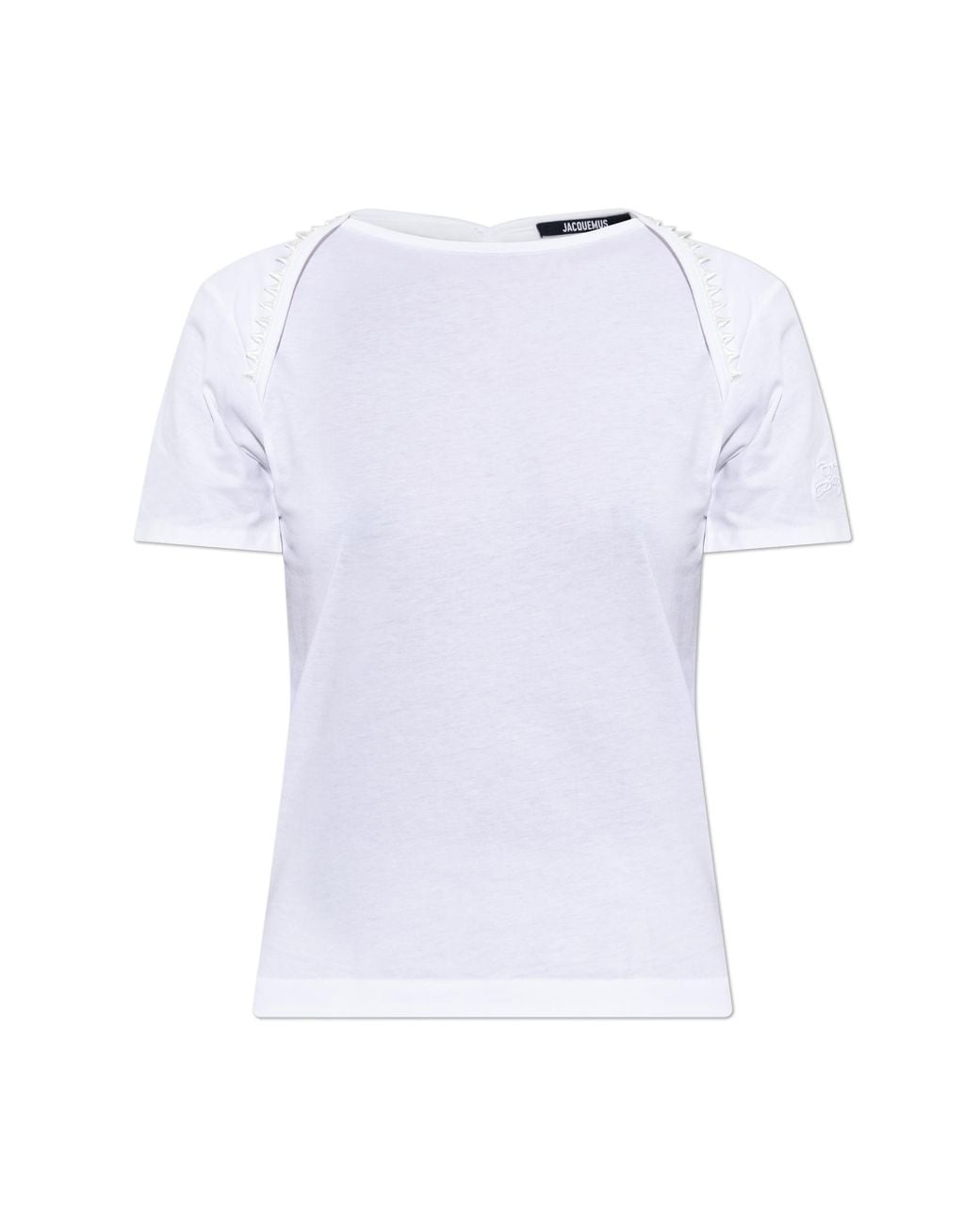 Jacquemus White Crew Neck T-Shirt