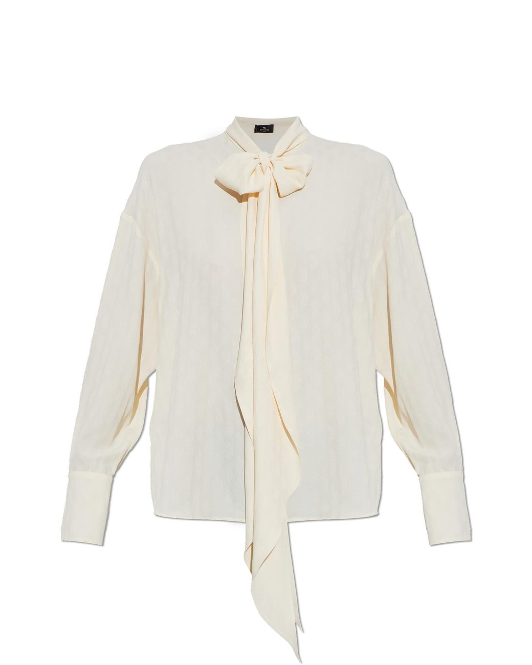 Etro White Shirt With Scarf