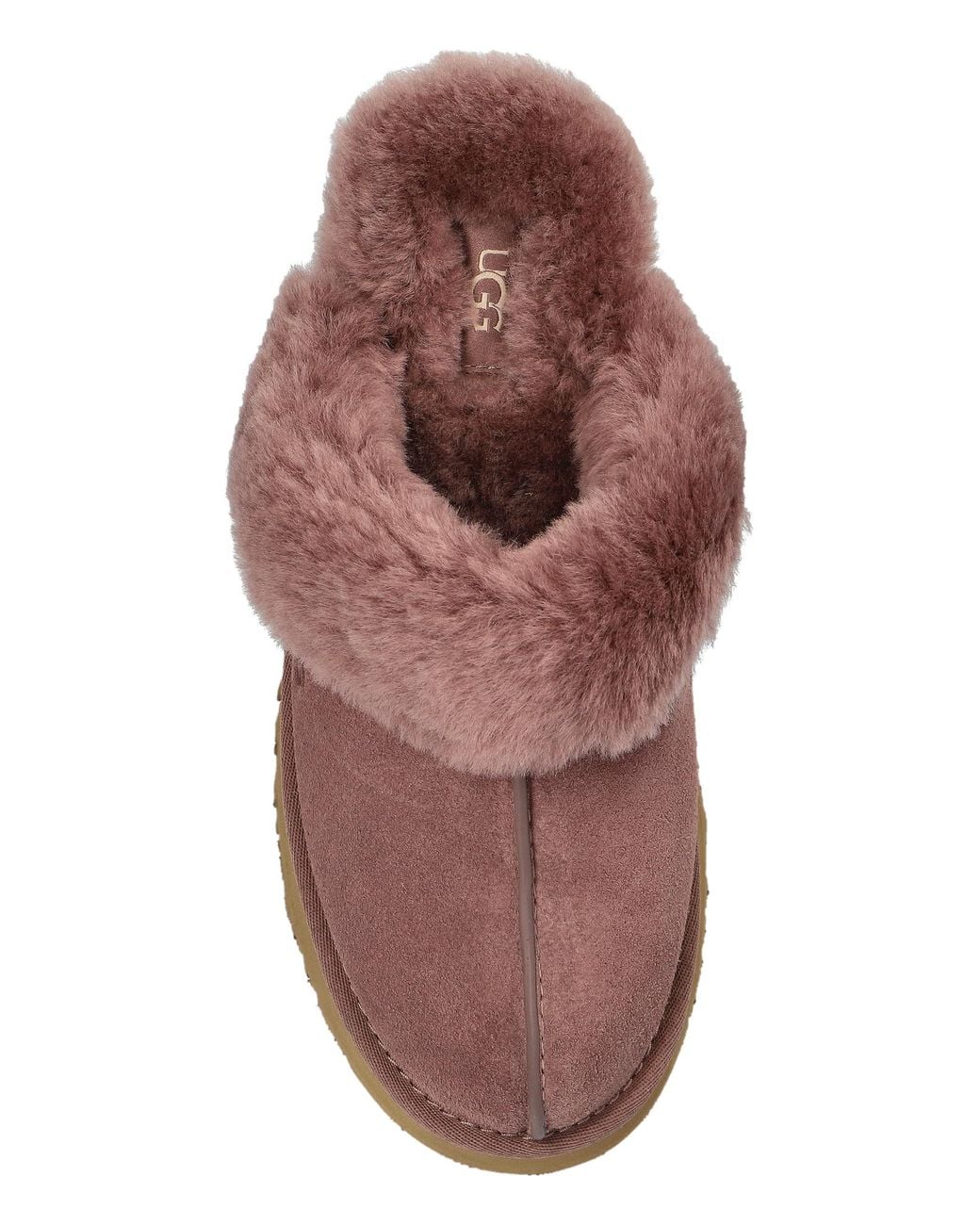 Ugg Brown 'Disquette' Slides
