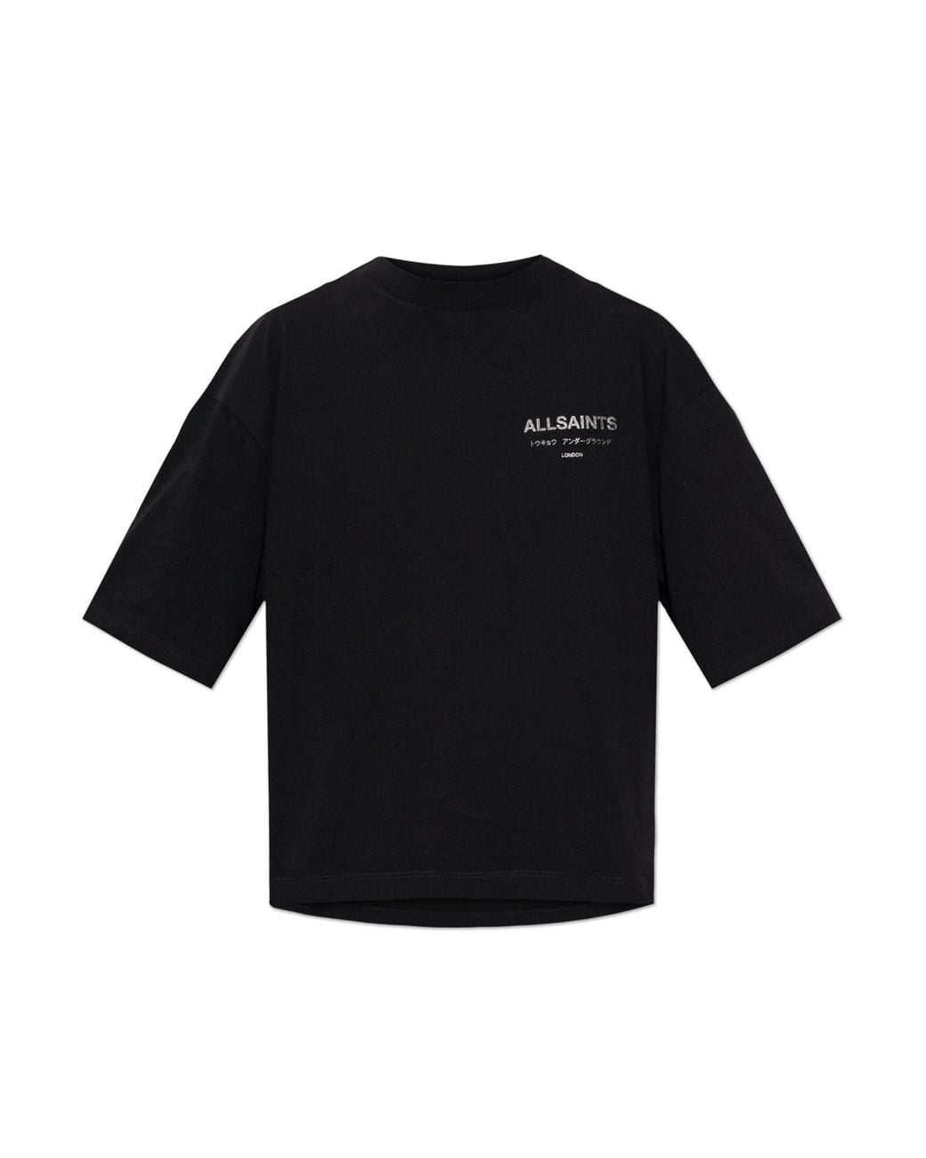 AllSaints Black T-Shirt "Under"