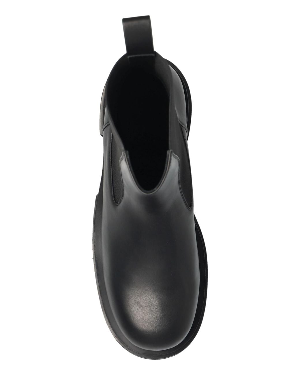 Rick Owens Brown Platform Chelsea Boots 'Beatle Bogun' for men