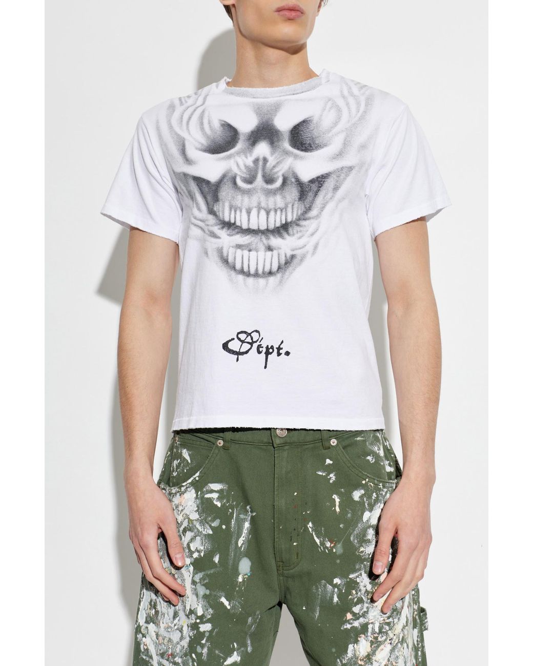 GALLERY DEPT. White T-Shirt With Print for men
