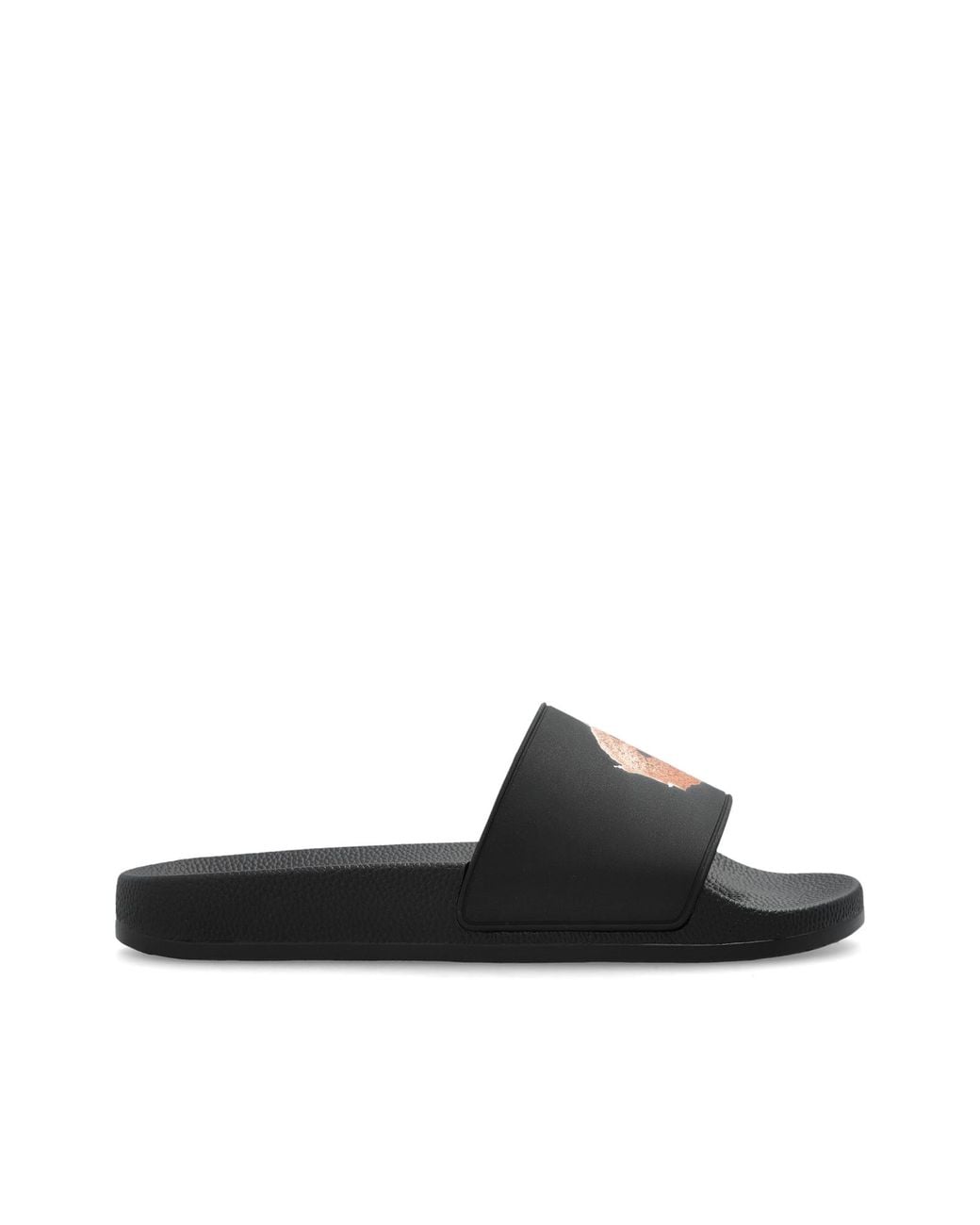 Palm Angels Black Logo Slides
