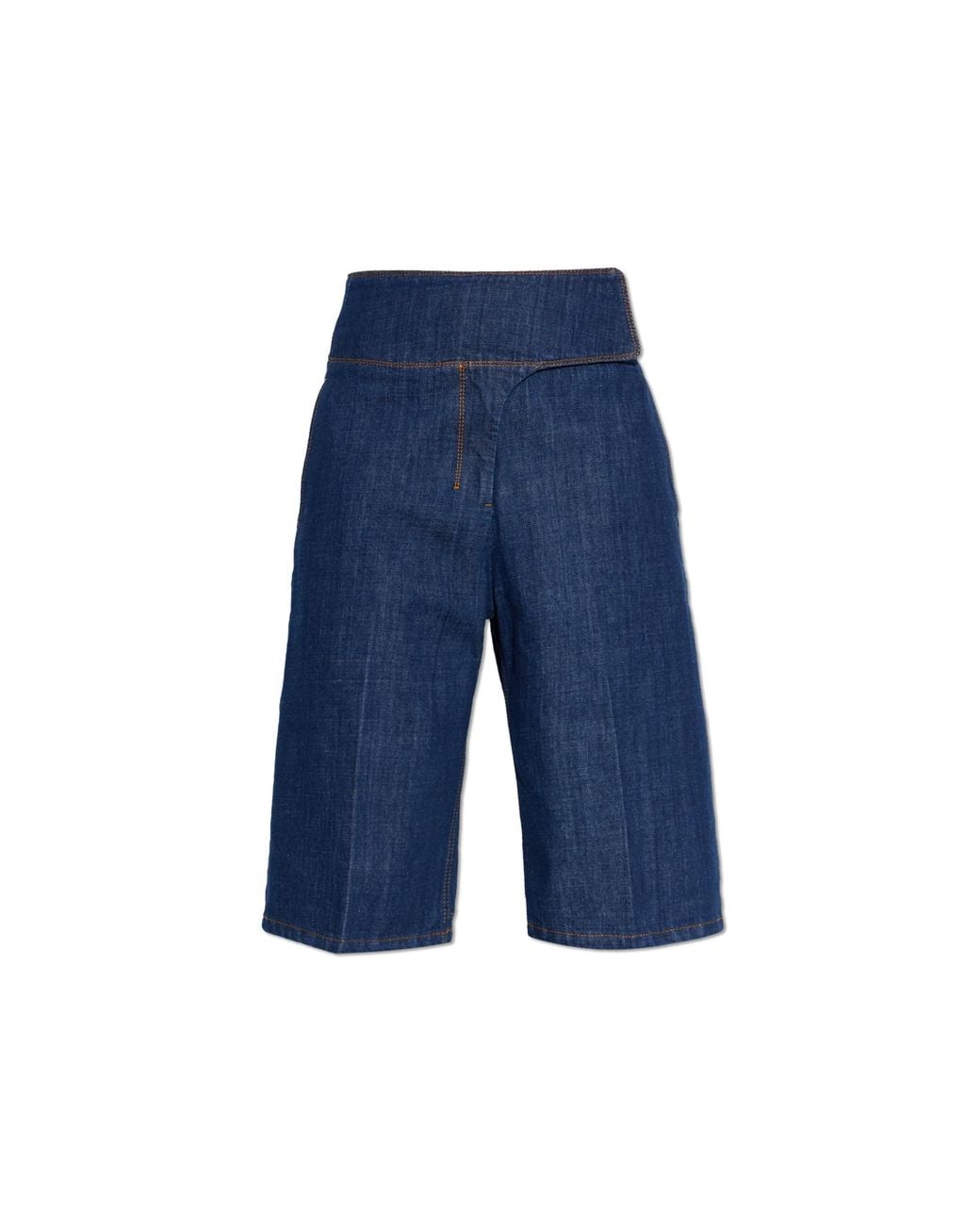 AMI Blue Denim Shorts