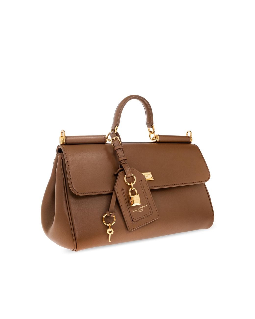 Dolce & Gabbana Brown Handbag 'Sicily Large'