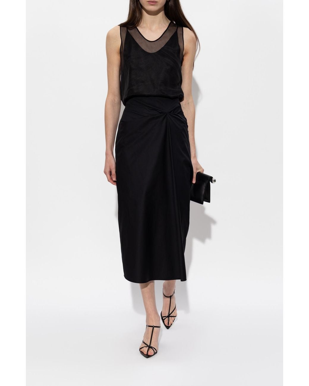 Max Mara Black 'Paggi' Skirt