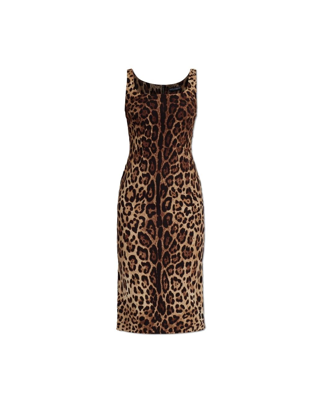 Dolce & Gabbana Brown Silk Dress