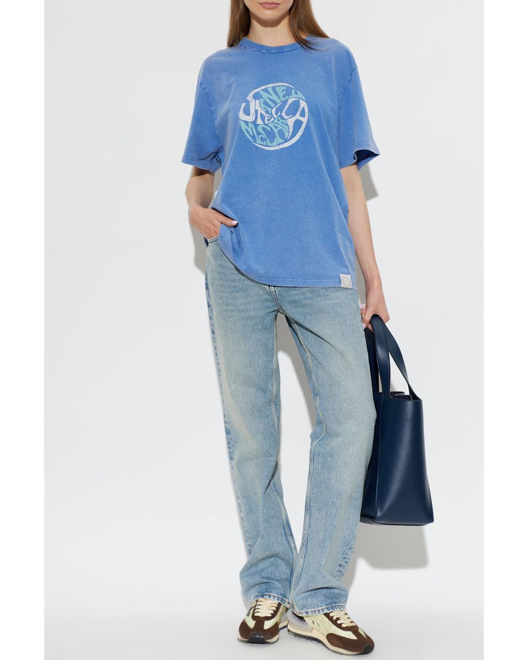 Stella McCartney Blue T-Shirt With Print