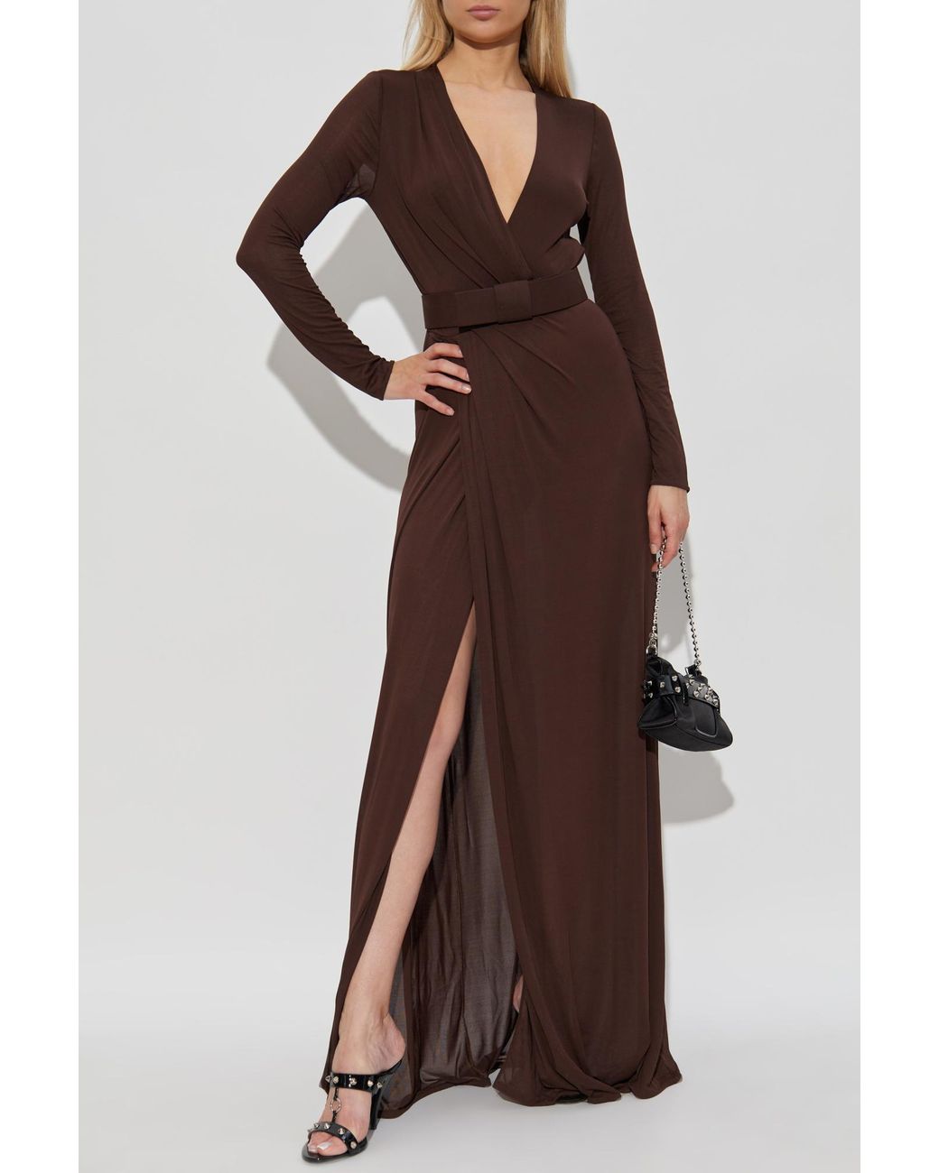 DSquared² Brown Maxi Dresses