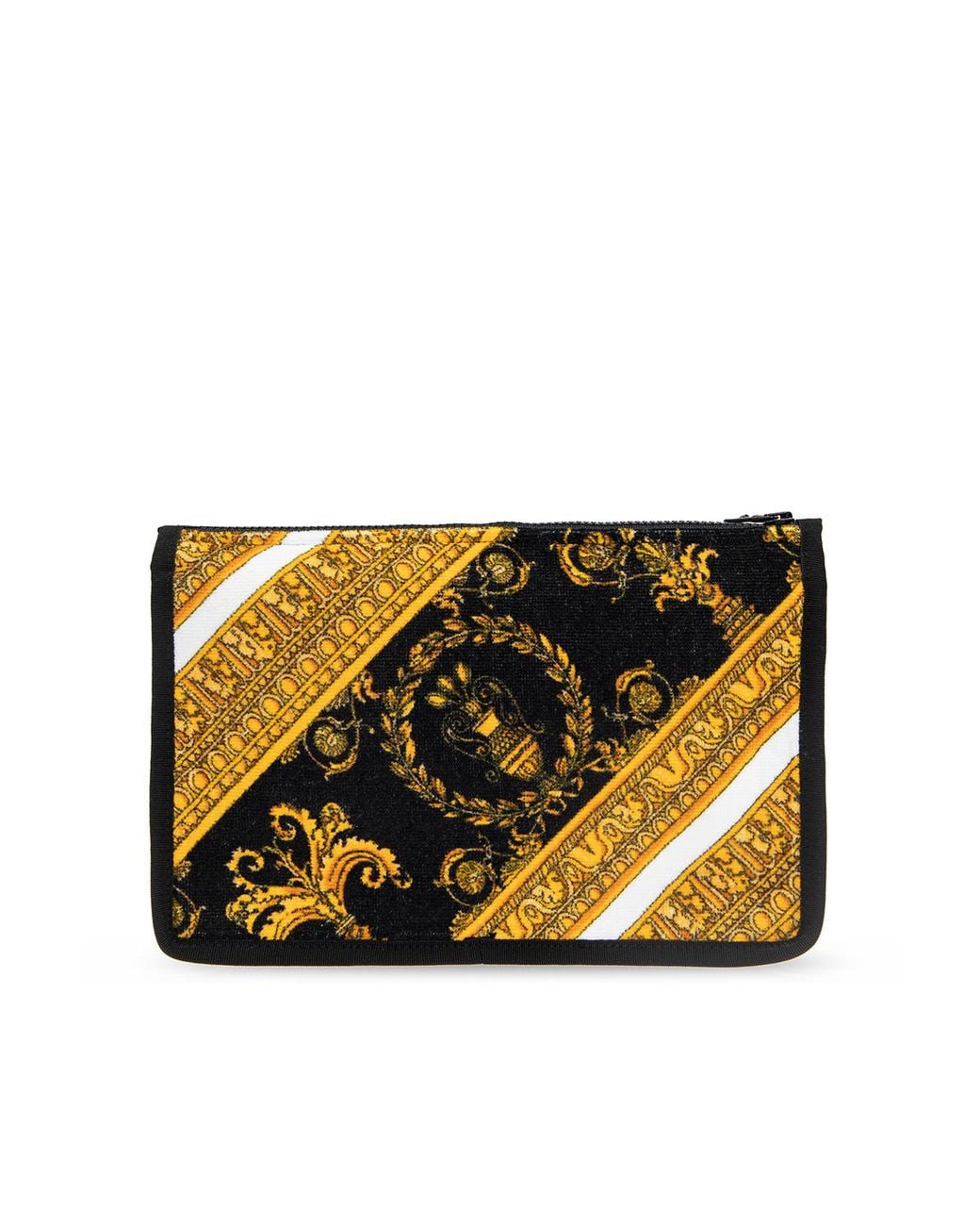 Versace Patterned Wash Bag in Black | Lyst