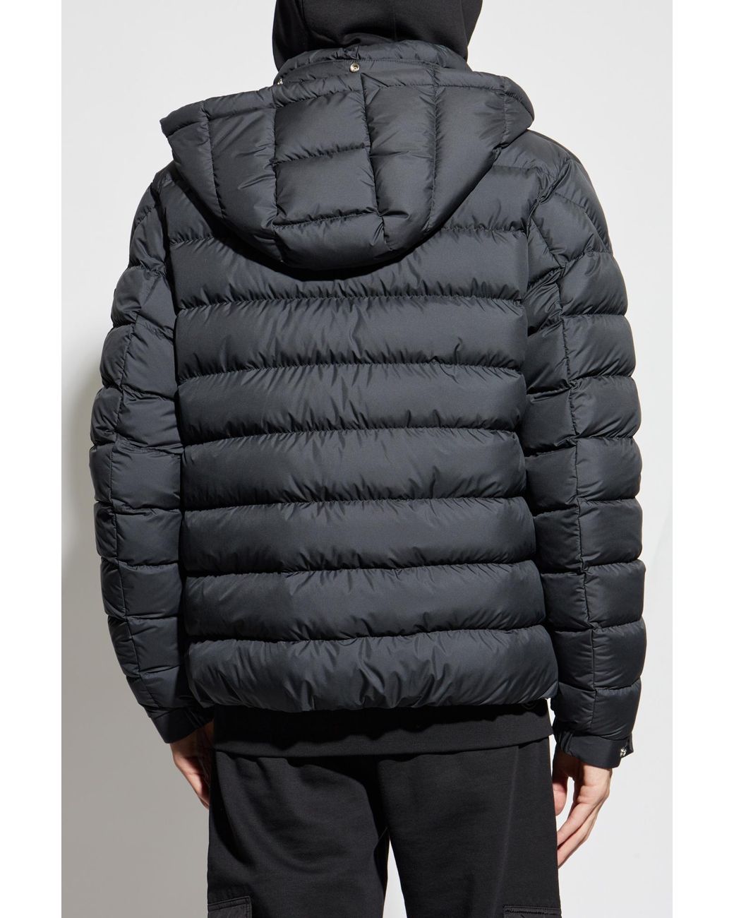 Moncler Black Down Jacket "Arneb" for men