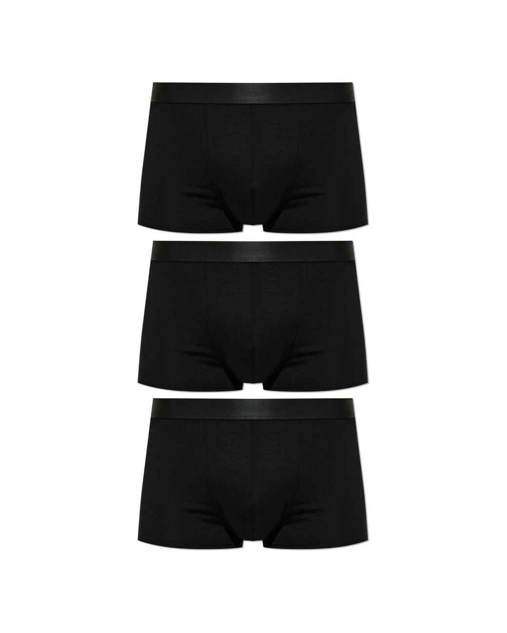 CDLP Black Logo Boxer Briefs Triple Pack for men