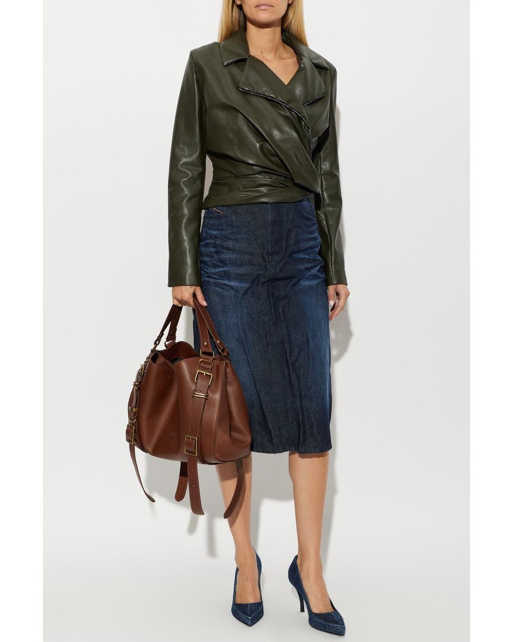 DIESEL Blue Skirt 'De-Irti-Fsj'