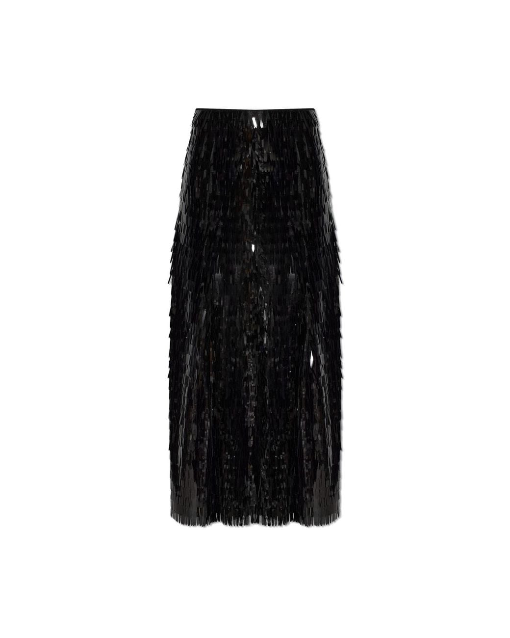 Self-Portrait Black Sequin Skirt