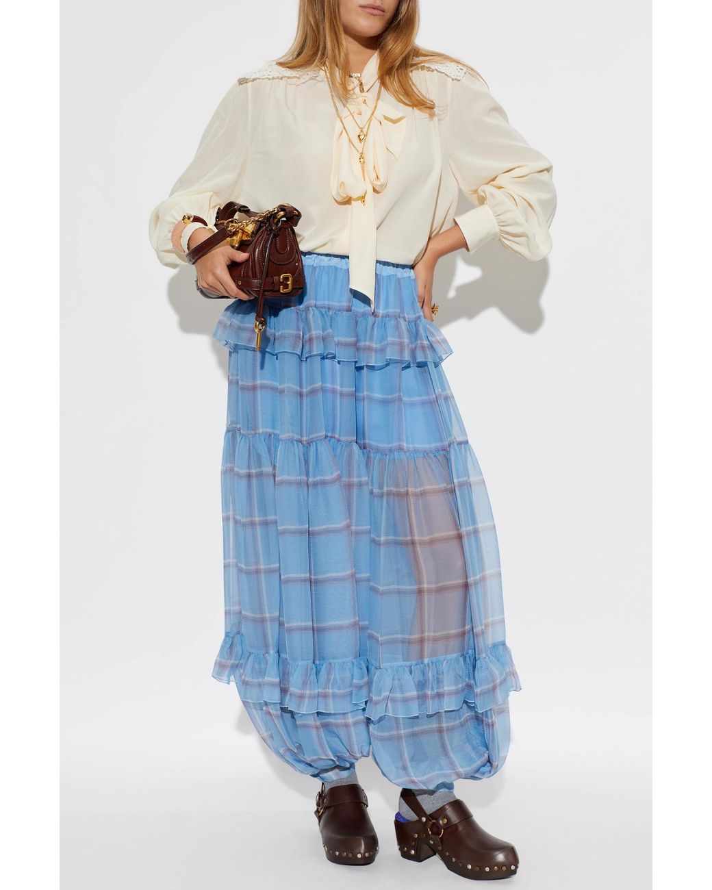 Chloé Blue 'Talis' Clogs