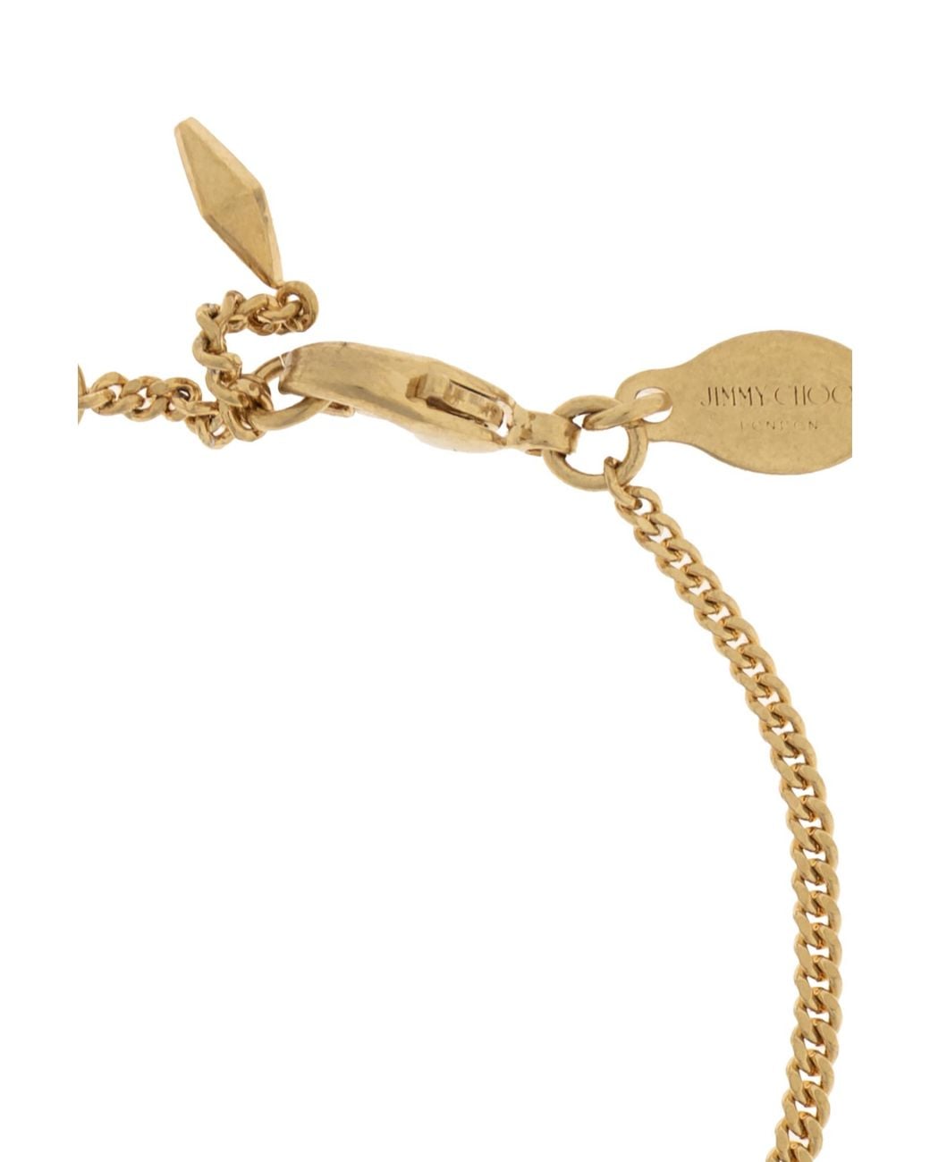Jimmy Choo Metallic Bracelet With Engraved Logo