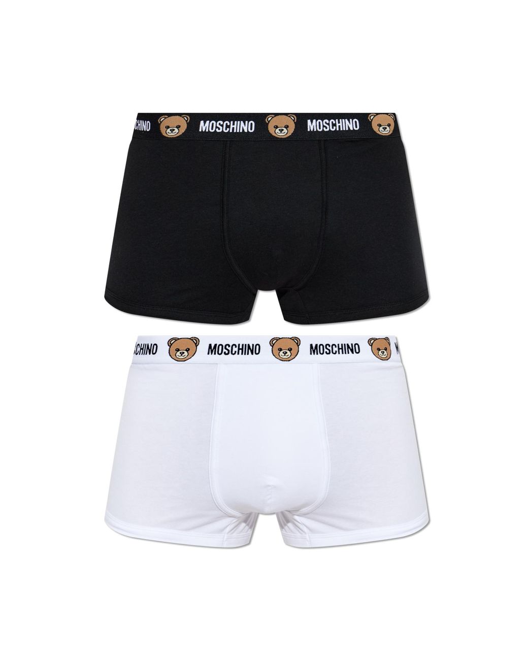 Moschino Black 2-Pack Of Cotton Boxers for men