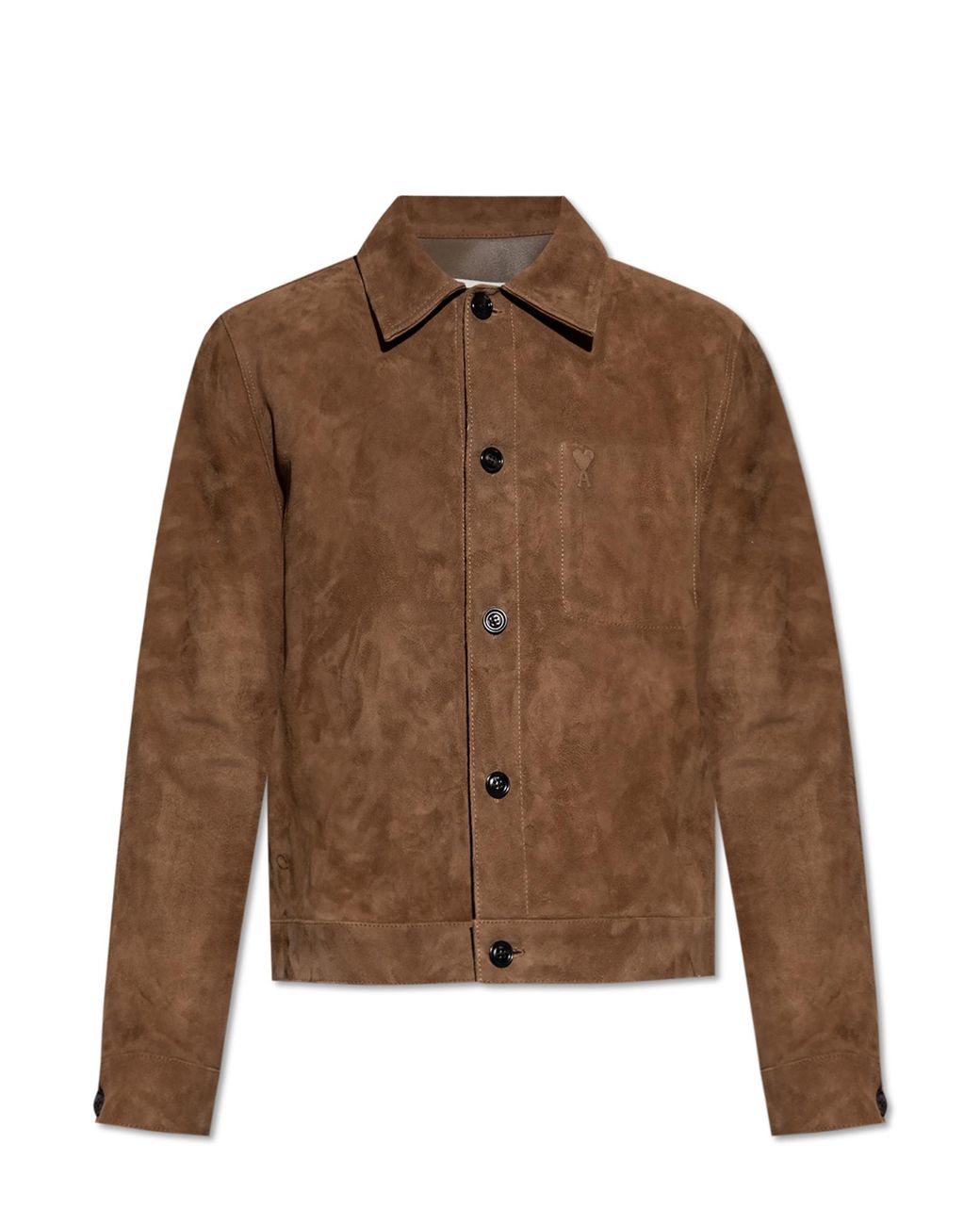 AMI Black Suede Jacket for men