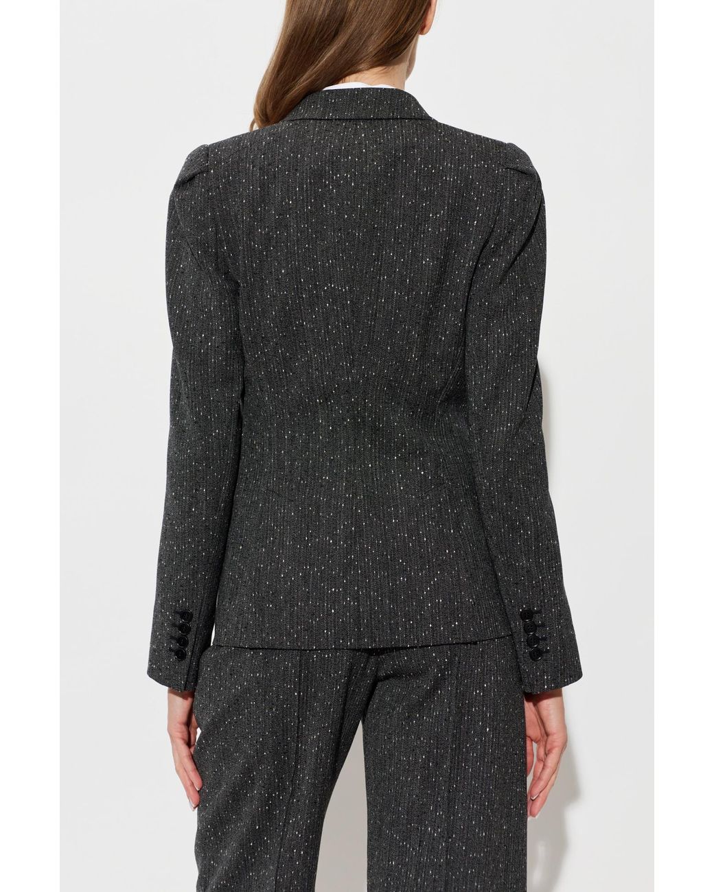 McQueen Black Wool Blazer