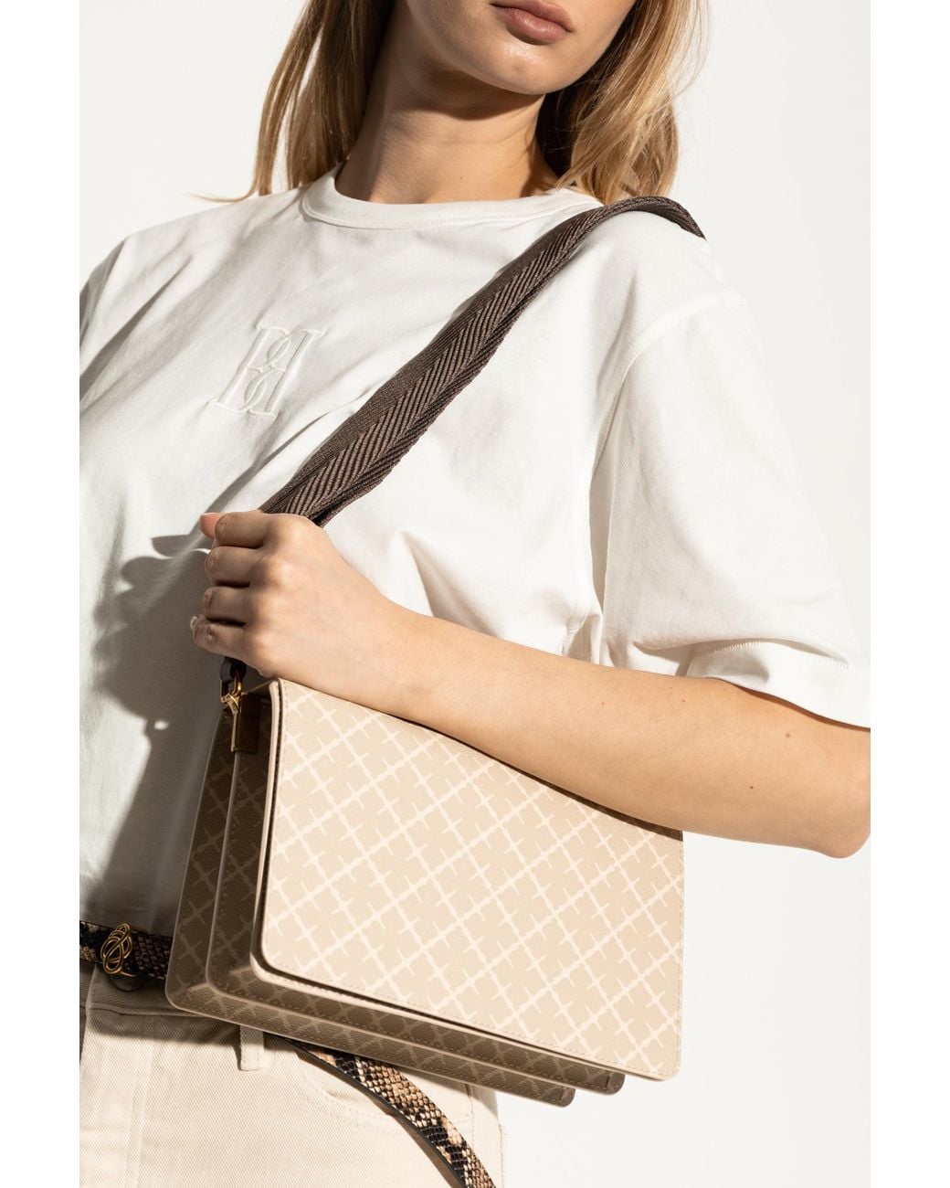 By Malene Birger Natural Shoulder Bag "Leonna"