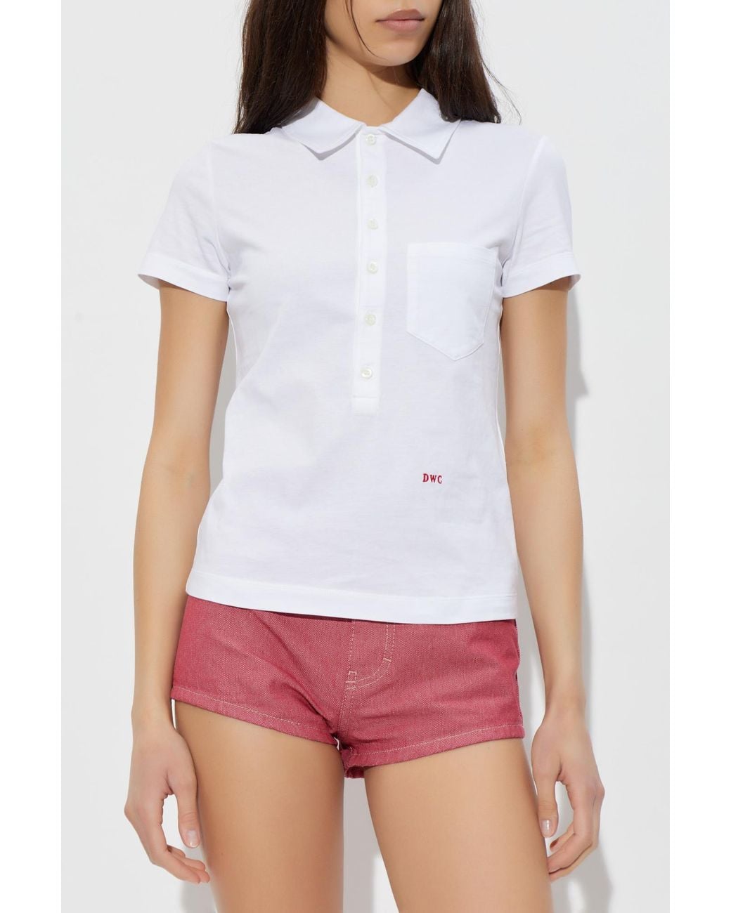DSquared² Red Polo With Pocket