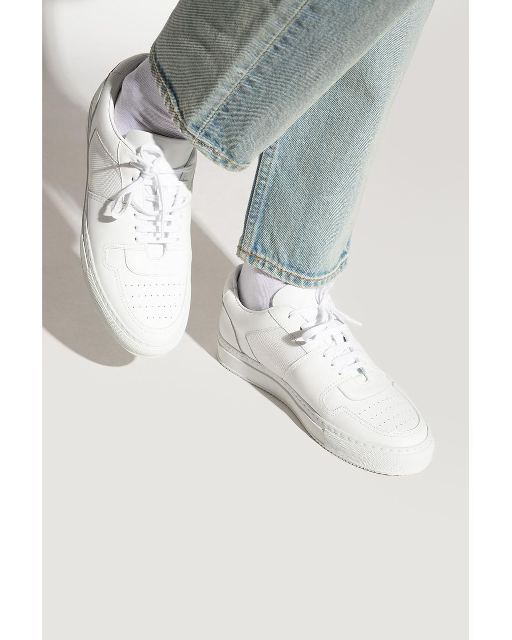 【関税込み】Common Projects ホワイト Decades スニーカー Decades Sneakers - COMMON PROJECTS - Leather - White