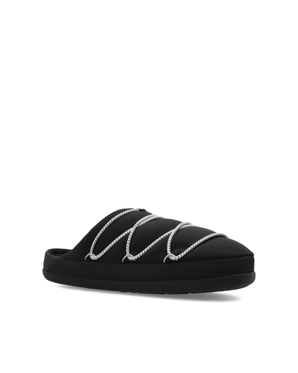 Moon Boot Black 'Mb Soft Slipper' Shoes for men