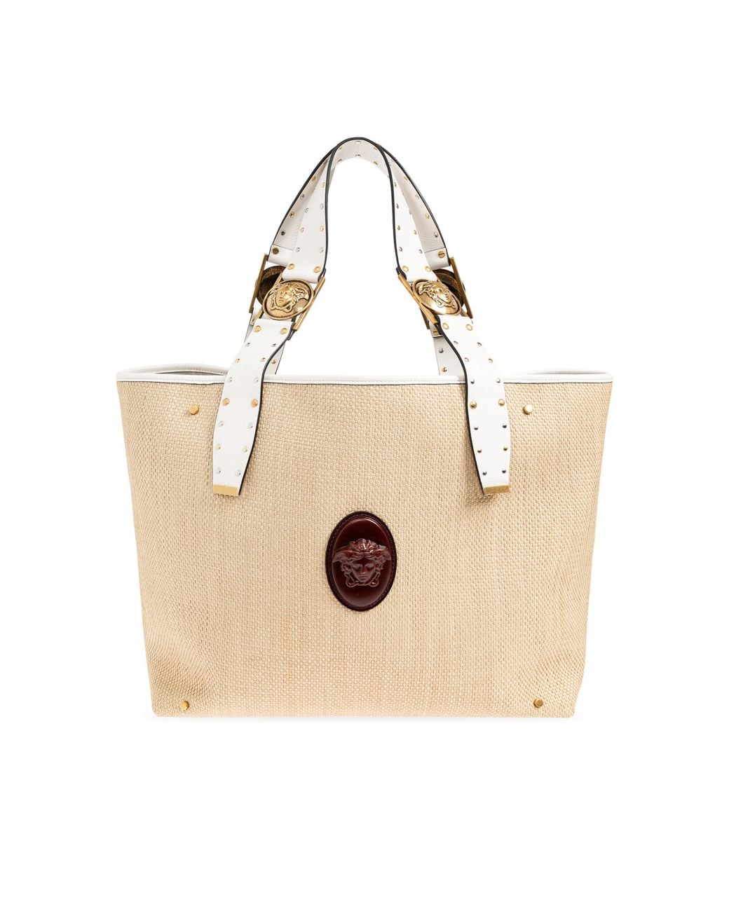 Versace Natural Rivières Large Bag