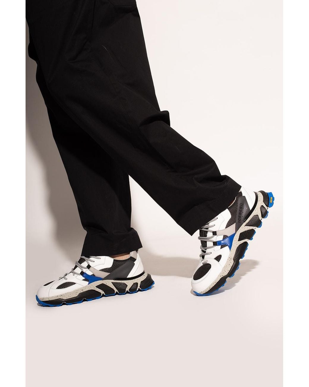 Iceberg Sneakers With Logo in Gray for Men | Lyst