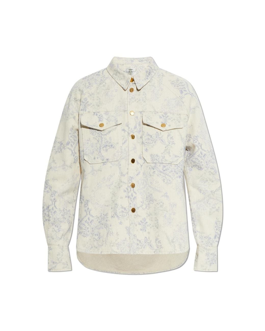 Forte_forte White Patterned Shirt