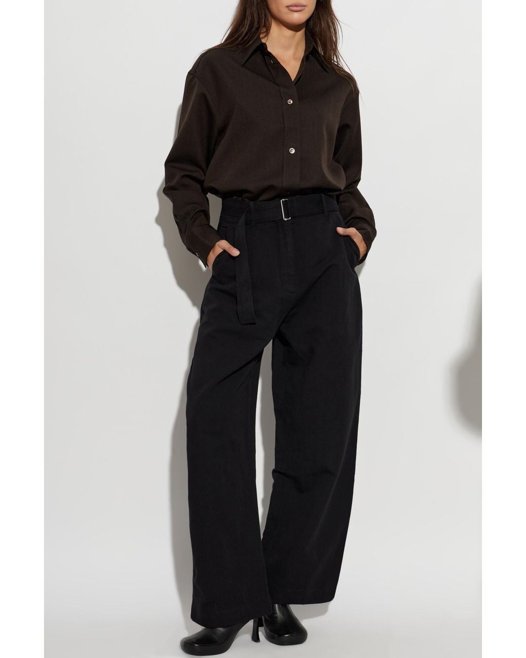 Studio Nicholson Black 'Chatto' Trousers