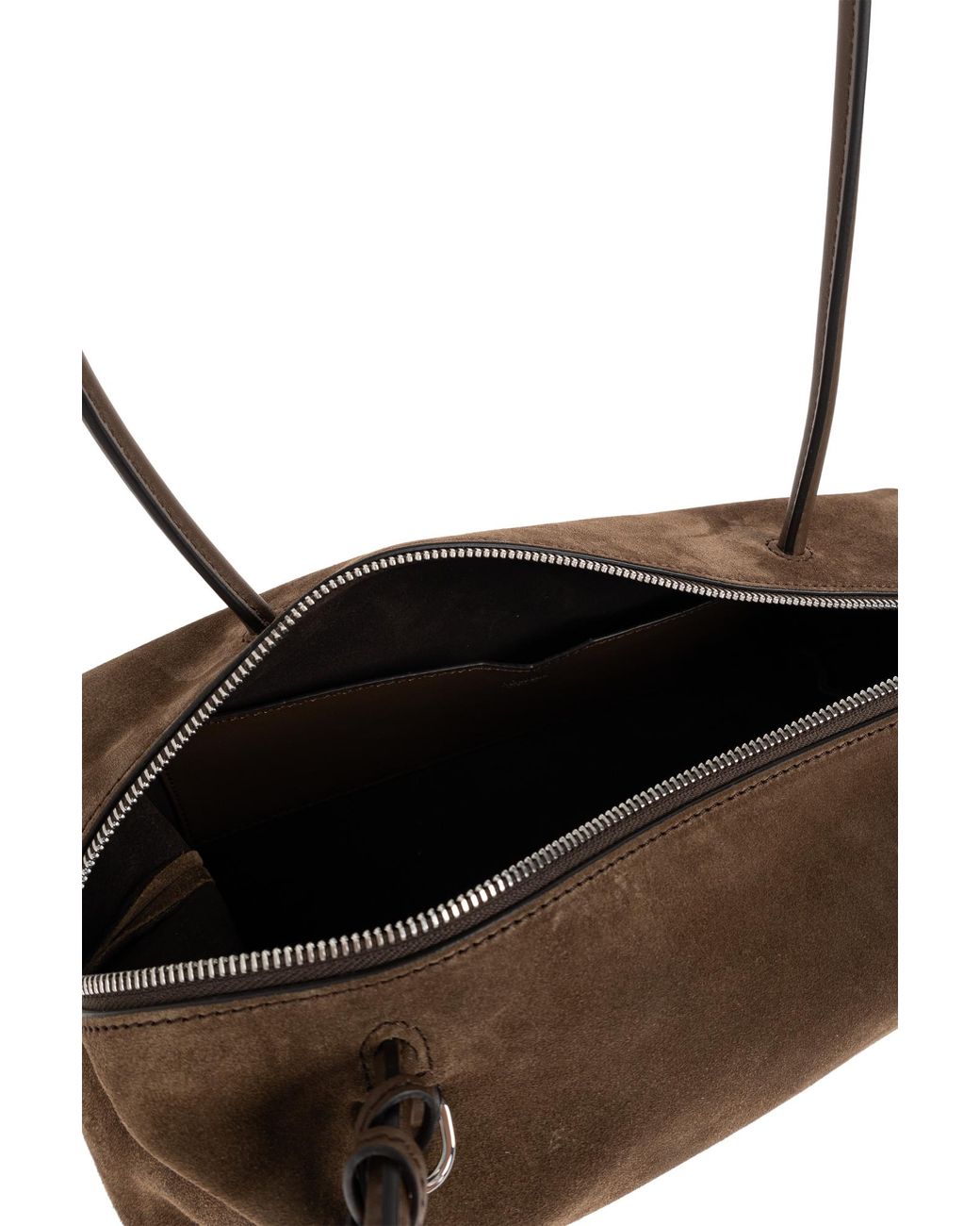 Max Mara Brown Suede Bag "Holdallsling"