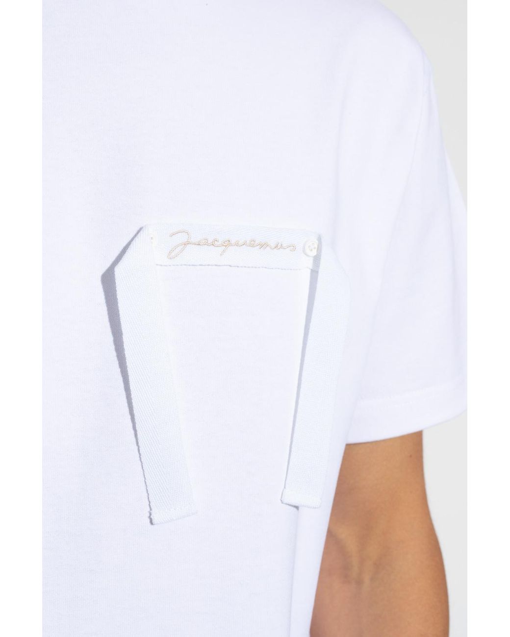 Jacquemus 'gros Grain' T-shirt in White for Men | Lyst Canada