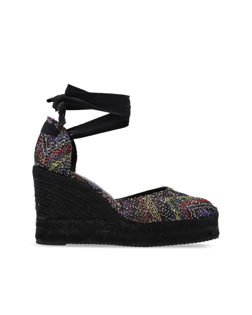 Missoni Black Wedge Heel Shoes