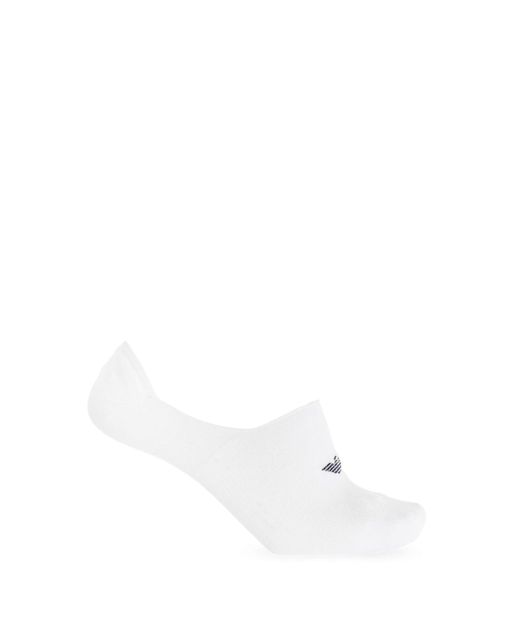 Emporio Armani White Three-Pack Of Socks With Logo for men