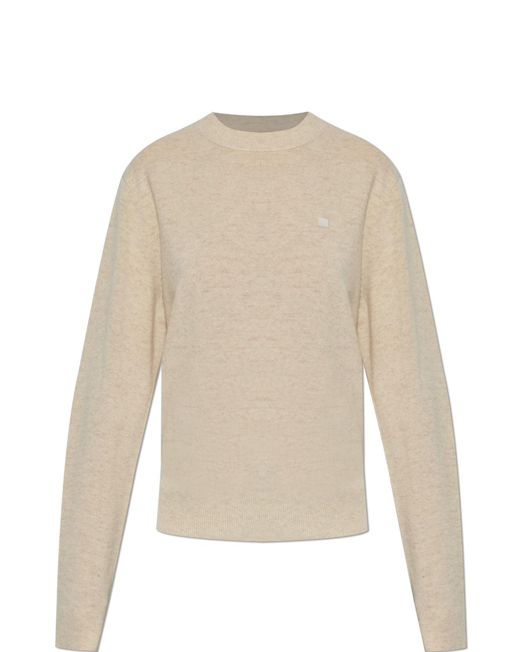 Acne White Wool Sweater