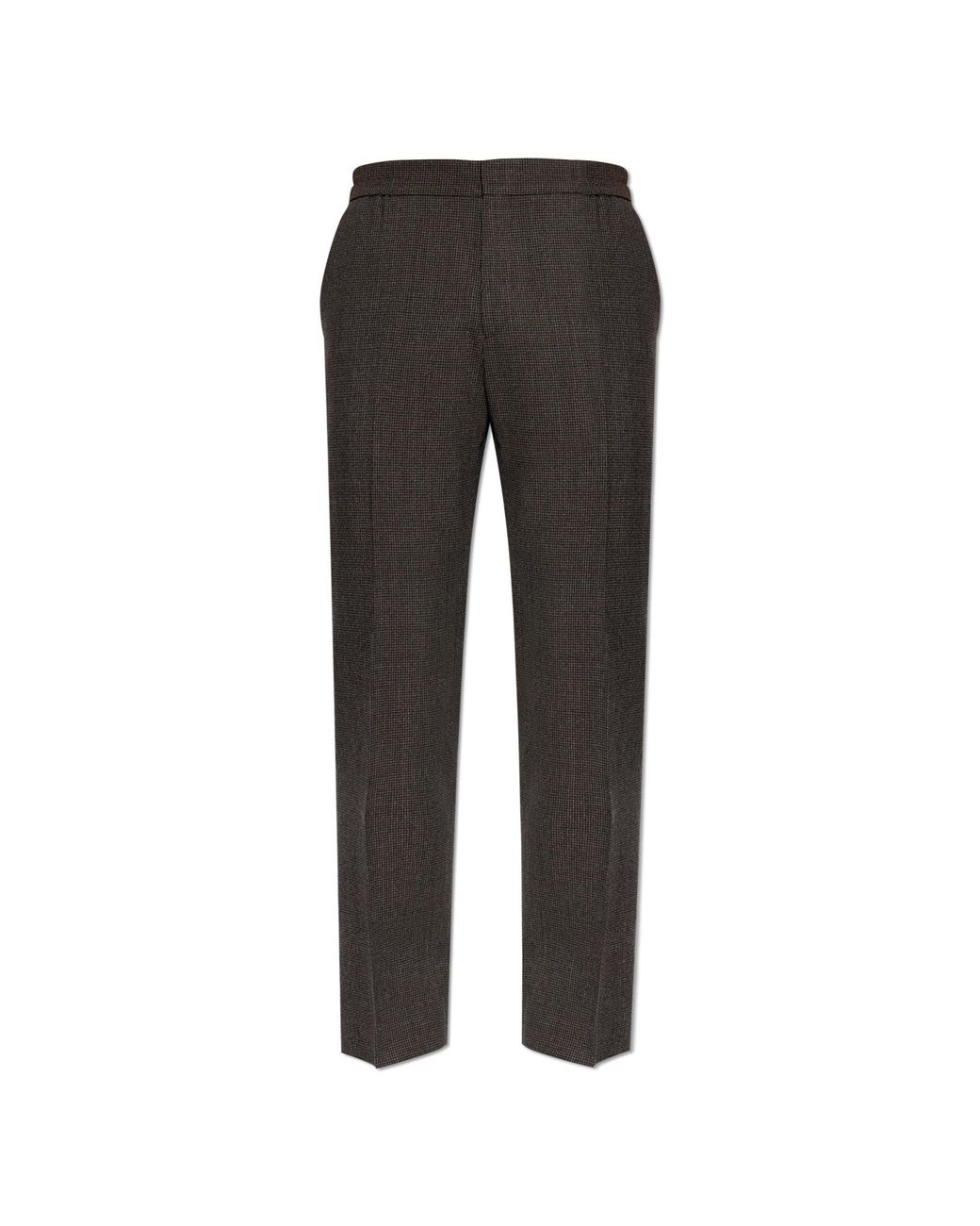 Paul Smith White Plaid Patterned Trousers for men