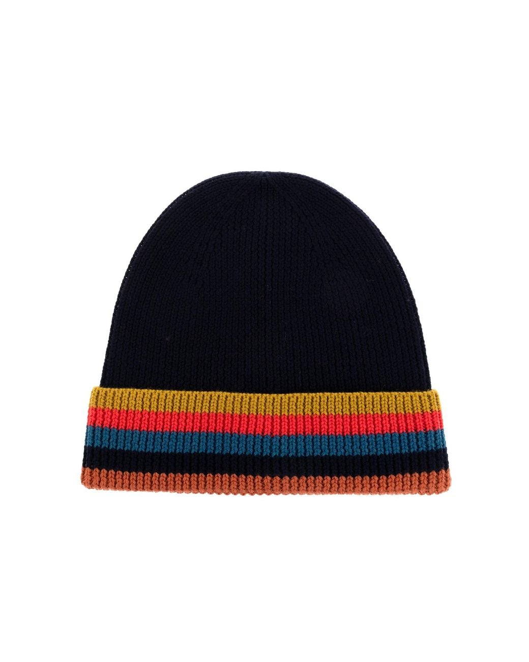Paul Smith Blue Wool Beanie for men