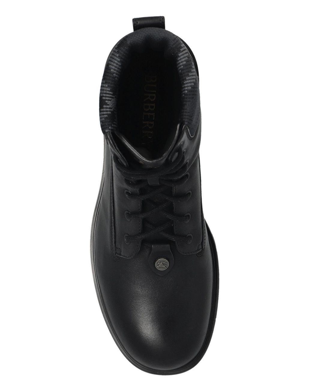 Burberry Black 'Durham' Ankle Boots for men