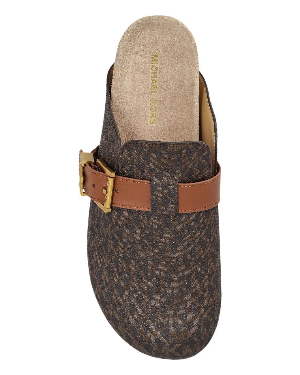 MICHAEL Michael Kors Brown 'Greer' Slides