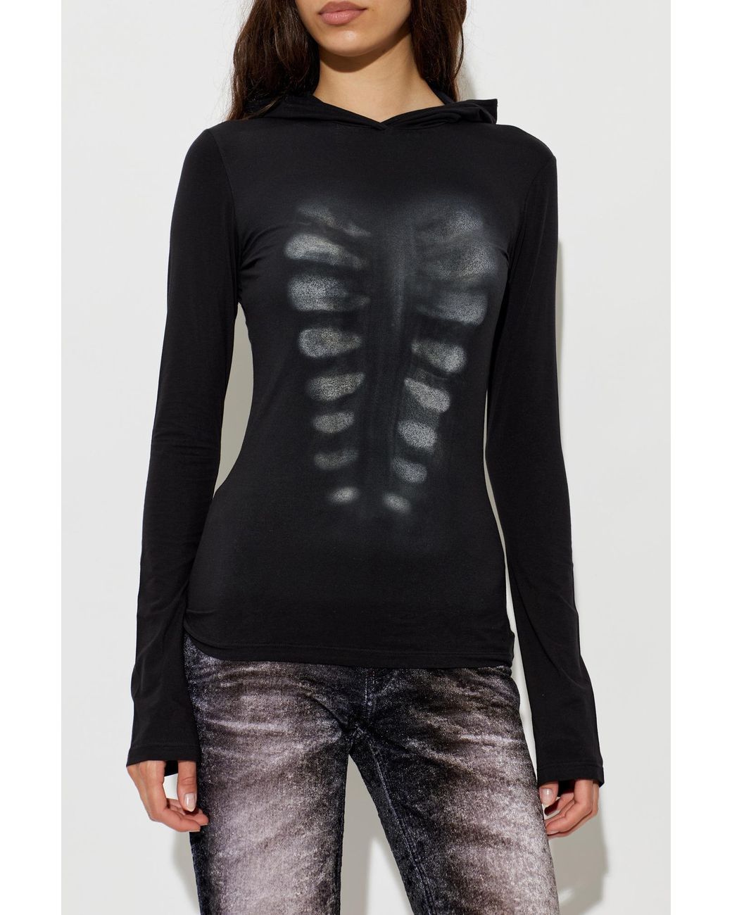 AVAVAV Black Hooded Top