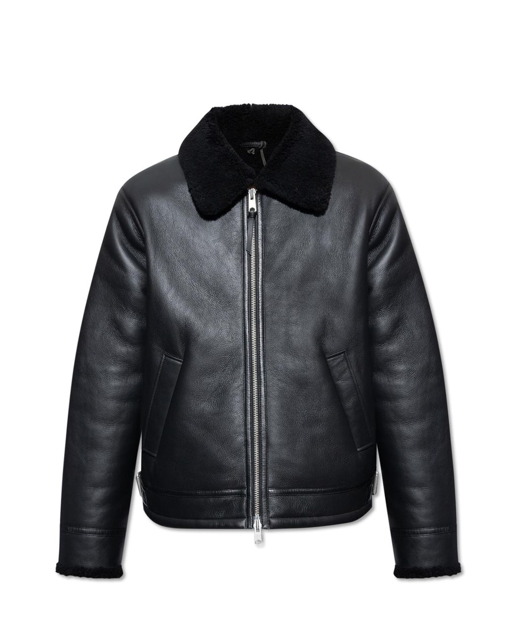 Allsaints myers shop shearling jacket