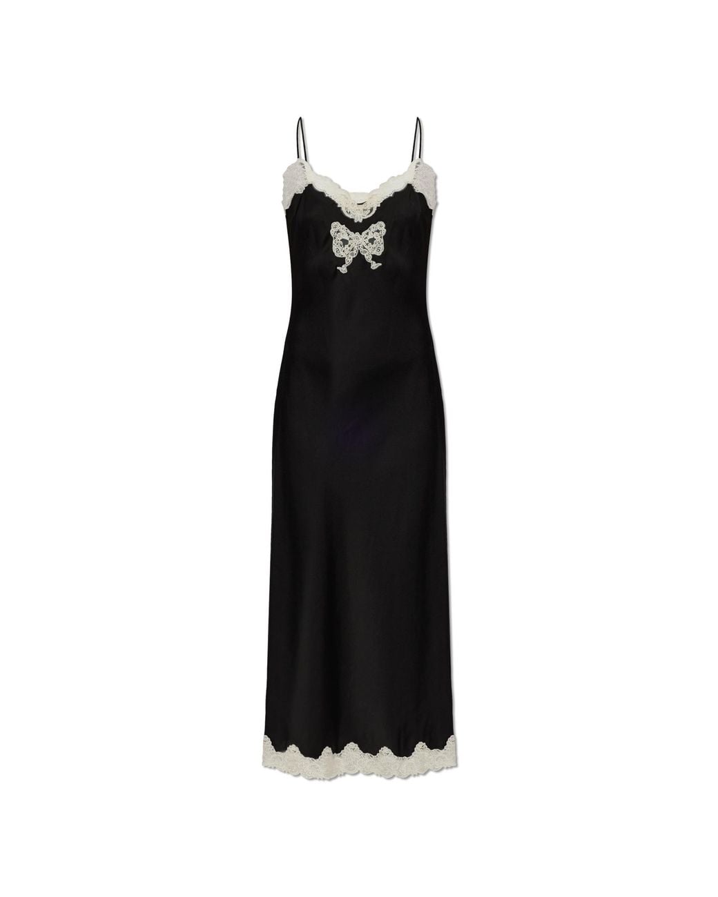 LoveShackFancy Black 'Lomira' Dress
