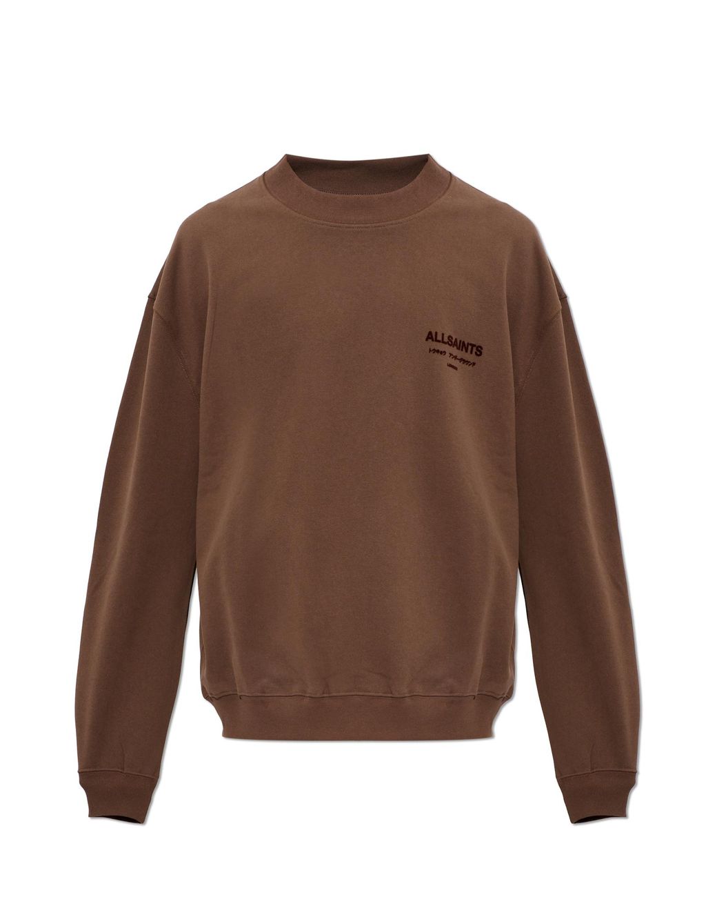AllSaints Brown "Xander" Sweatshirt for men